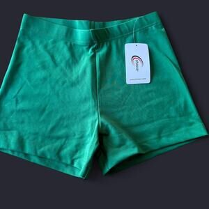 Green chasse sportswear shorts activewear